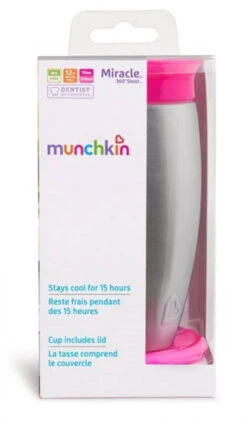 Munchkin Stainless Steel Miracle 360 Cup Roze Anti-Lek Beker 012370 Div -Babyverzorging Winkel 932d1f1d be4c 4a7f ba8e 4e0edfabf811 1.f292895d136487c06657b0e9c522638b