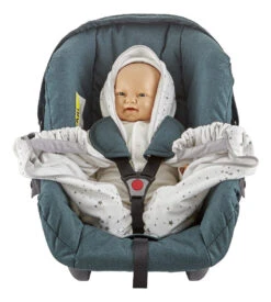 Babyjem Wit/Grijs Wikkeldeken 1116431 -Babyverzorging Winkel Babyjem Wit Grijs Wikkeldeken 1116431 3