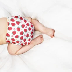 Bambino Mio MioSolo Strawberry Cream Wasbare Luier BM-5SO-SCR -Babyverzorging Winkel Bambino Mio MioSolo Strawberry Cream Wasbare Luier BM 5SO SCR 4