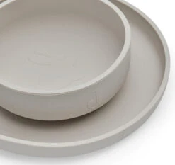 Jollein Nougat Siliconen Dinerset 705-007-00093 -Babyverzorging Winkel Jollein Nougat Siliconen Dinerset 705 007 00093 2