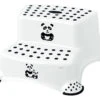 Keeeper Panda Wit 2 Treden Opstapje 10031 -Babyverzorging Winkel Keeeper Panda Wit 2 Treden Opstapje 10031