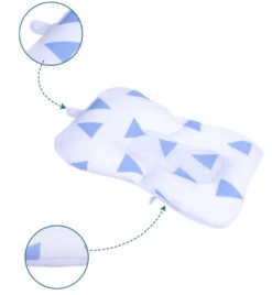 Sevibaby Cozy Triangle Blue Baby Badkussen 69-100 -Babyverzorging Winkel Sevibaby Cozy Triangle Blue Baby Badkussen 69 100 5