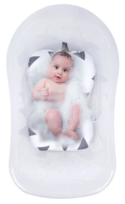 Sevibaby Cozy Triangle Grey Baby Badkussen 69-141 -Babyverzorging Winkel Sevibaby Cozy Triangle Grey Baby Badkussen 69 141 3