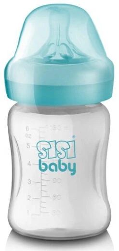 SisiBaby Handborstkolf SBC-113 -Babyverzorging Winkel Sisi SBC 113 Handborstkolf 180ml Fles 4