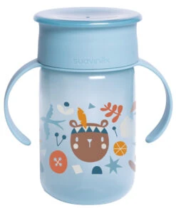 Suavinex Forest Blauw 360° Drinkbeker Met Handvatten SXZFEE070157