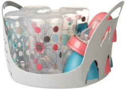 Badabulle Blauw Magnetron Stoom Sterilisator B003204 7 Badabulle Blauw Magnetron Stoom Sterilisator B003204 -Babyverzorging Winkel b003204 sterilisateur micro ondes bleu gris 02