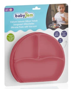 Babyjem Roze Siliconen Bordje 715 -Babyverzorging Winkel babyjem roze siliconen bordje 715 4