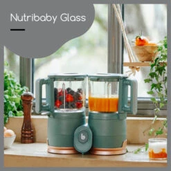 Babymoov Nutribaby Glazen 4-in-1 Foodprocessor A001132 -Babyverzorging Winkel babymoov glazen nutribaby a001132 3