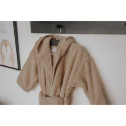 MamaLoes Badstof Stone Green 0-1jr Badjas ML5087 -Babyverzorging Winkel badstof nougat 04 14