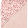 Bébé-jou Bebe-Jou Leopard Pink Badcape 3010123 -Babyverzorging Winkel bebe jou leopard pink badcape