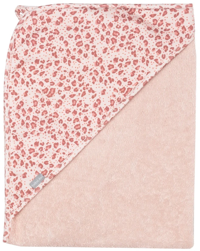 Bébé-jou Bebe-Jou Leopard Pink Badcape 3010123 3 Bébé-jou Bebe-Jou Leopard Pink Badcape 3010123
