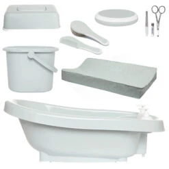 Bébé-jou Bebe-Jou Sky Green De Luxe Thermo Badset 4996055