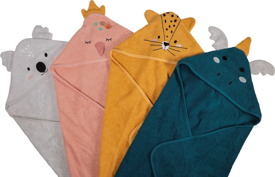 Blush & Blossom Swan Ivy Badstof Badcape TR-BB4219 7 Blush & Blossom Swan Ivy Badstof Badcape TR-BB4219 - Afbeelding 5