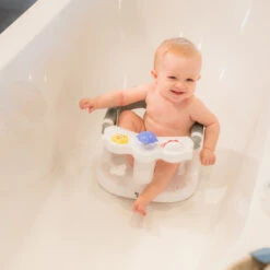 Bo Jungle B-Bath Seat Grijs/Wit Badring B400700 -Babyverzorging Winkel bo jungle b bath seat grijs wit badzitje b400700 6