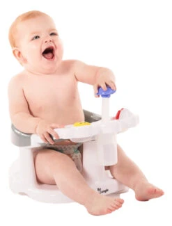 Bo Jungle B-Bath Seat Grijs/Wit Badring B400700 -Babyverzorging Winkel bo jungle b bath seat grijswit badzitje b400700 5
