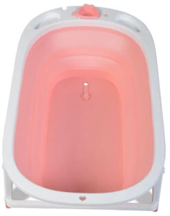 Cangaroo Carribean Pink Opvouwbaar Badje -Babyverzorging Winkel cangaroo carribean pink opvouwbare badkuip 3