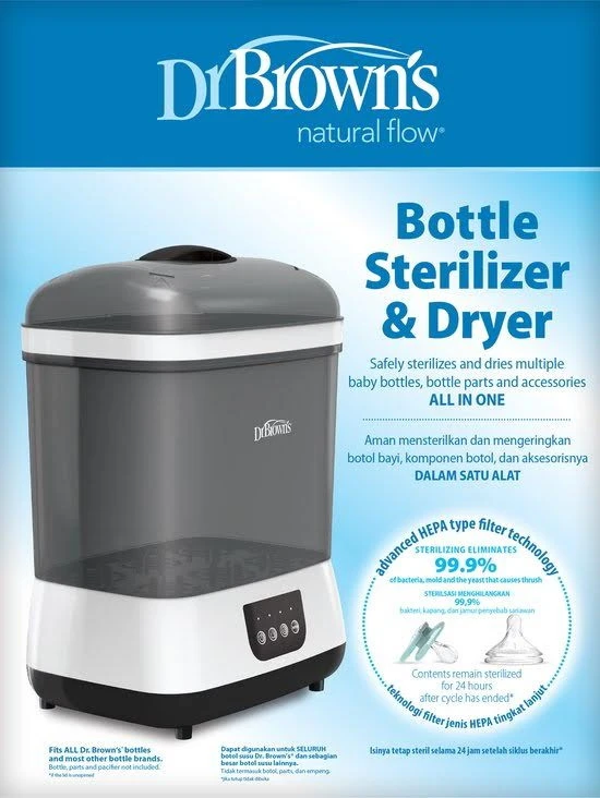 Dr. Brown's Dr Brown's Sterilisator Met Droogfunctie AC178-INT 7 Dr. Brown's Dr Brown's Sterilisator Met Droogfunctie AC178-INT - Afbeelding 5