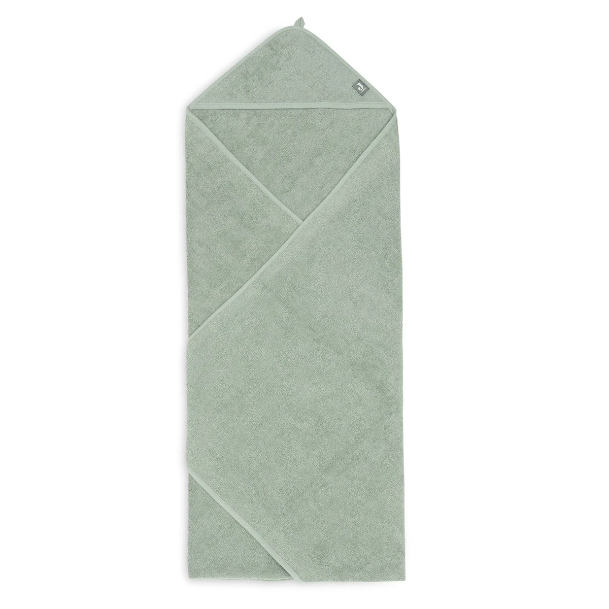 Jollein Ash Green Badstof 100 X 100 Cm XL Badcape 534-836-00095 - Afbeelding 3