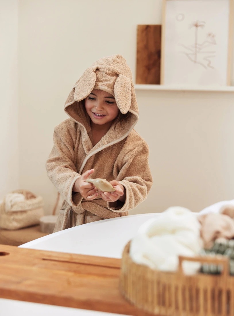 Jollein Biscuit 3-4jr Badjas 060-809-00103 8 Jollein Biscuit 3-4jr Badjas 060-809-00103 - Afbeelding 6