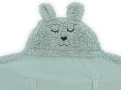 Jollein Bunny Ash Green Wikkeldeken 032-566-66018 -Babyverzorging Winkel jollein bunny ash green wikkeldeken 032 566 66018 3