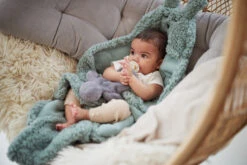 Jollein Bunny Ash Green Wikkeldeken 032-566-66018 -Babyverzorging Winkel jollein bunny ash green wikkeldeken 032 566 66018 6