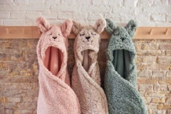Jollein Bunny Ash Green Wikkeldeken 032-566-66018 -Babyverzorging Winkel jollein bunny pale pink wikkeldeken 032 566 66020 5 1