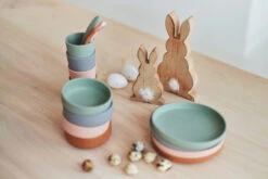 Jollein Pale Pink Siliconen Dinerset 705-007-00090 -Babyverzorging Winkel jollein siliconen dinerset 3 1