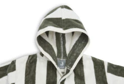 Jollein Stripe Terry Leaf Green 3-4jr Badjas 060-809-67001 -Babyverzorging Winkel jollein stripe terry leaf green 1 2jr badjas 060 808 67001 3 1