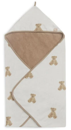 Jollein Teddy Bear 75 X 75 Cm Badcape 534-836-66095 -Babyverzorging Winkel jollein teddy bear 75 x 75 cm badcape 534 836 66095 3