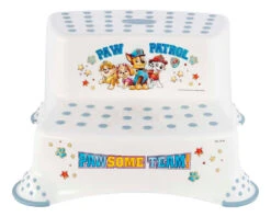 Keeeper PAW Patrol Wit/Blauw 2 Treden Opstapje 1003210029300 -Babyverzorging Winkel keeeper paw patrol wit blauw 2 treden opstapje 1003210029300 2