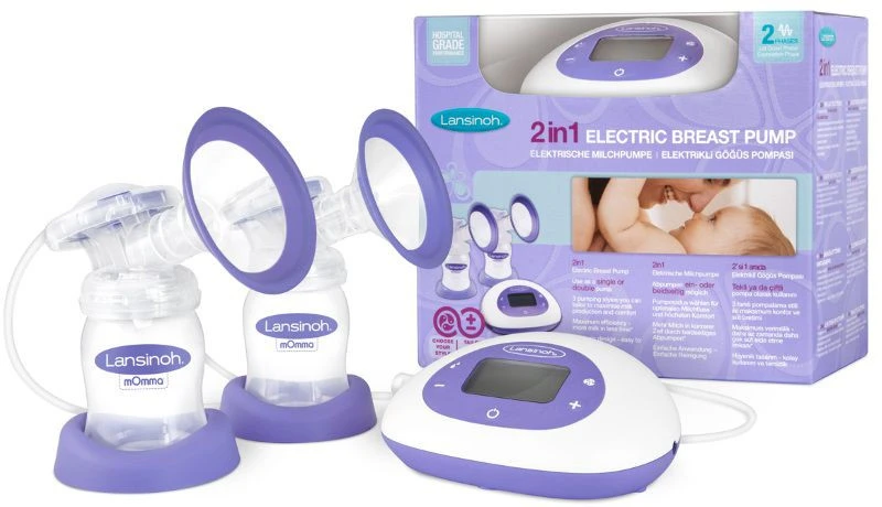 Lansinoh Dubbele Elektrische Natural Wave Borstkolf 53065 4 Lansinoh Dubbele Elektrische Natural Wave Borstkolf 53065 - Afbeelding 2