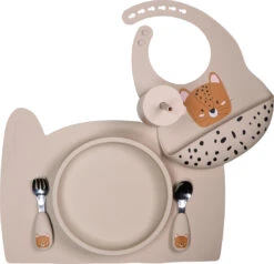 Tryco Sand Siliconen Bord TR-392820 -Babyverzorging Winkel leopard sand silicone collection 01 4 1