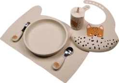 Tryco Sand Siliconen Bord TR-392820 -Babyverzorging Winkel leopard sand silicone collection 02 4 1