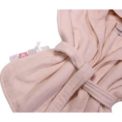 Label Label Blush Pink Badstof/Hydrofiel Badjas LLTT-934666 -Babyverzorging Winkel lltt 934666 bath robe blush pink 03