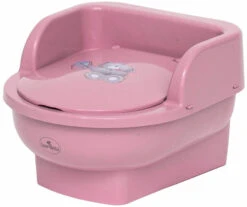 Lorelli Chamber Pot Throne Bear Dark Pink Potje 1013045-0241