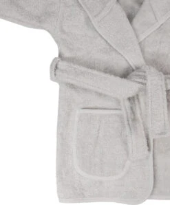 MamaLoes Badstof Light Grey 0-1jr Badjas ML5086 -Babyverzorging Winkel mamaloes badstof light grey 0 1jr badjas ml5086 01