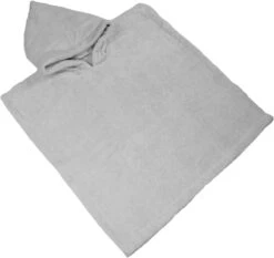 MamaLoes Badstof Light Grey Baby Poncho ML5286 -Babyverzorging Winkel mamaloes badstof light grey baby poncho ml5286 03