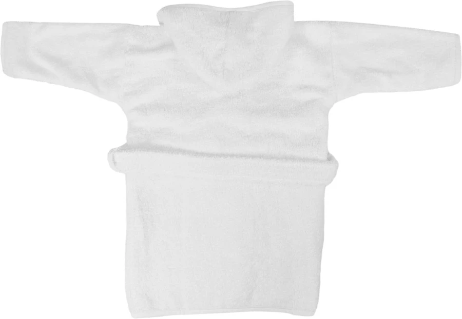 MamaLoes Badstof White 1-2jr Badjas ML5388 6 MamaLoes Badstof White 1-2jr Badjas ML5388 - Afbeelding 4