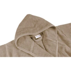 MamaLoes Badstof Zand 1-2jr Badjas ML010306 -Babyverzorging Winkel mamaloes badstof zand badjas 1 1