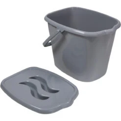 MamaLoes Grijs Badset Incl. Graphite Badstandaard -Babyverzorging Winkel mamaloes grijs luieremmer ml050316 1 3