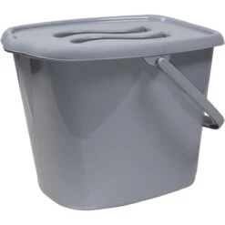 MamaLoes Grijs Badset Incl. Graphite Badstandaard -Babyverzorging Winkel mamaloes grijs luieremmer ml050316 2 3