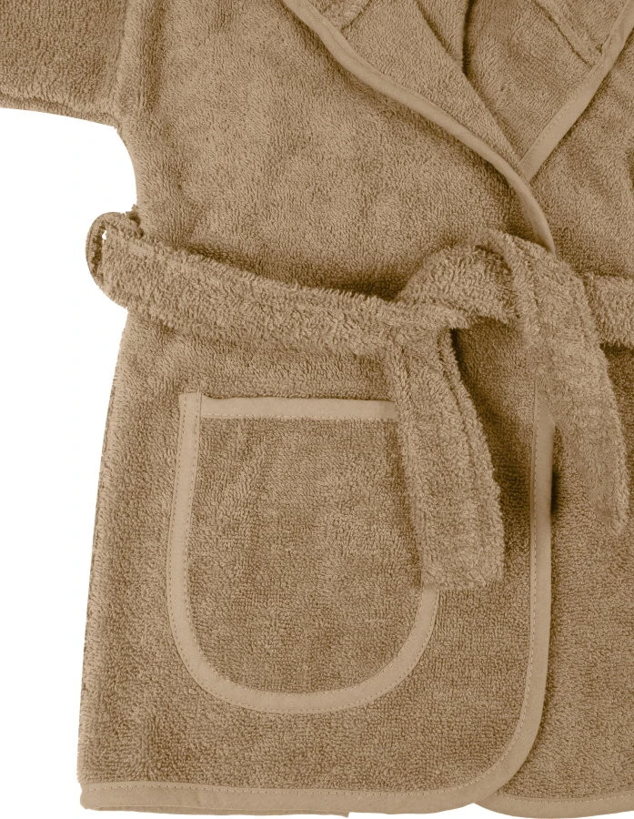 MamaLoes Badstof Nougat 0-1jr Badjas ML010301 6 MamaLoes Badstof Nougat 0-1jr Badjas ML010301 - Afbeelding 4