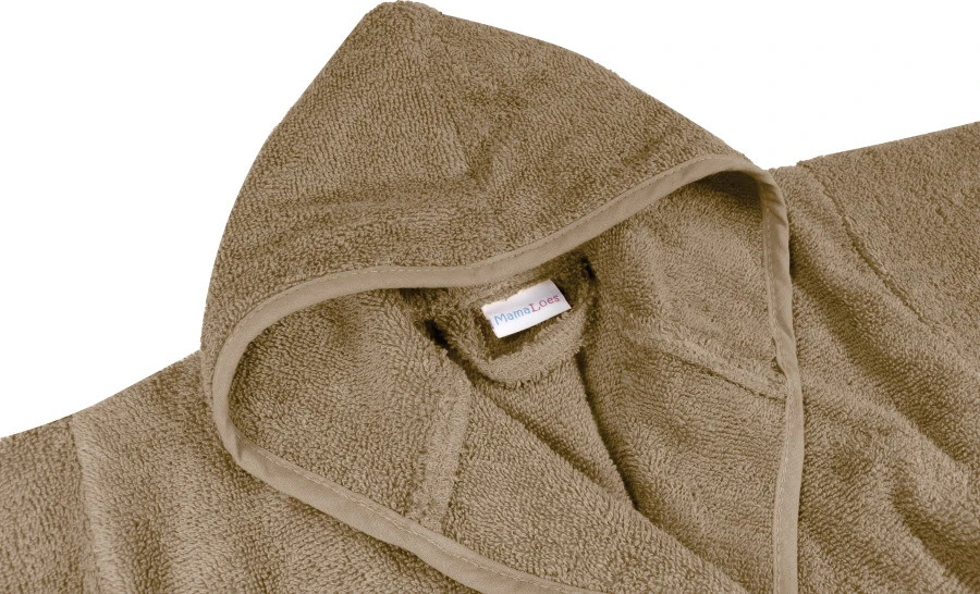 MamaLoes Badstof Nougat 0-1jr Badjas ML010301 7 MamaLoes Badstof Nougat 0-1jr Badjas ML010301 - Afbeelding 5