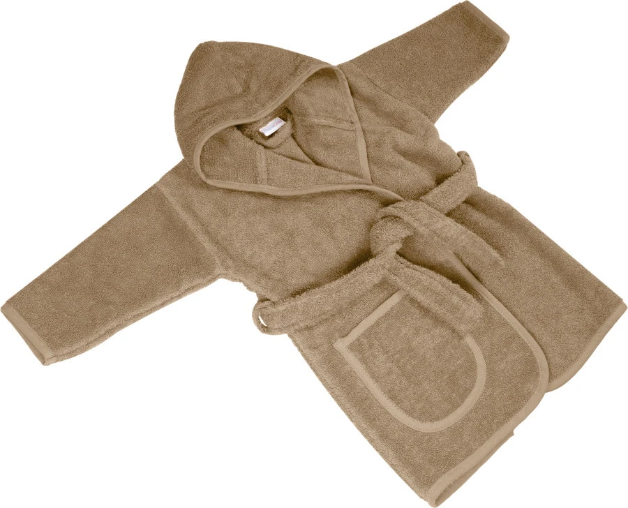 MamaLoes Badstof Nougat 0-1jr Badjas ML010301 8 MamaLoes Badstof Nougat 0-1jr Badjas ML010301 - Afbeelding 6