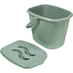 MamaLoes Stone Green Badset Incl. Zwarte Badstandaard -Babyverzorging Winkel mamaloes stone green luieremmer ml050310 1 1