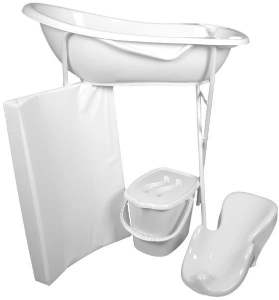 MamaLoes Wit Badset Incl. Witte Badstandaard 3 MamaLoes Wit Badset Incl. Witte Badstandaard