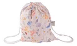 MamaLoes Amy Bamboo Nature Meadow Beige 70 X 70 Cm Wikkeldeken 82425 -Babyverzorging Winkel meadow beige rugzakje 1 1