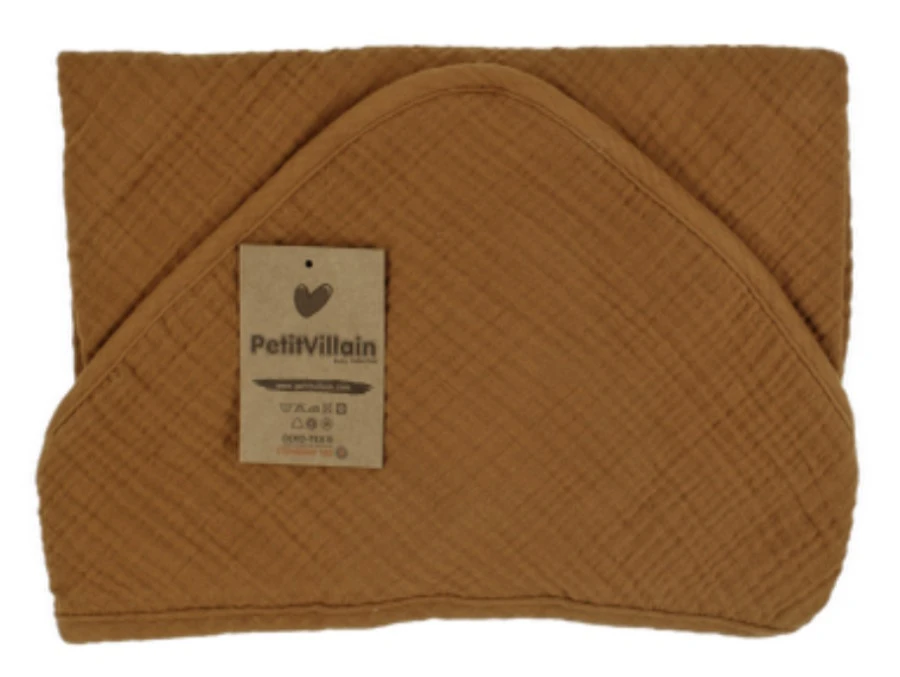 Petit Villain Hydrofiel Cinnamon Badcape 3 Petit Villain Hydrofiel Cinnamon Badcape