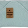 Petit Villain Hydrofiel Mint Badcape -Babyverzorging Winkel petit villain hydrofiel mint badcape
