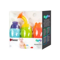 Sassy Easy Squeezies 3 Stuks Waterspeelgoed S13050 14 Sassy Easy Squeezies 3 Stuks Waterspeelgoed S13050 -Babyverzorging Winkel sassy easy squeezies 3 stuks waterspeelgoed 1